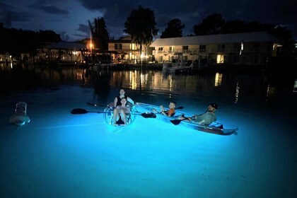 Crystal Clear Kayak River Tour on Sunset and Night Glow