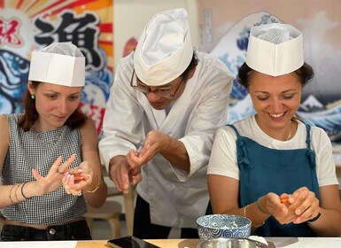 Tsukiji vismarkt: Sushi maken met een professionele sushichef