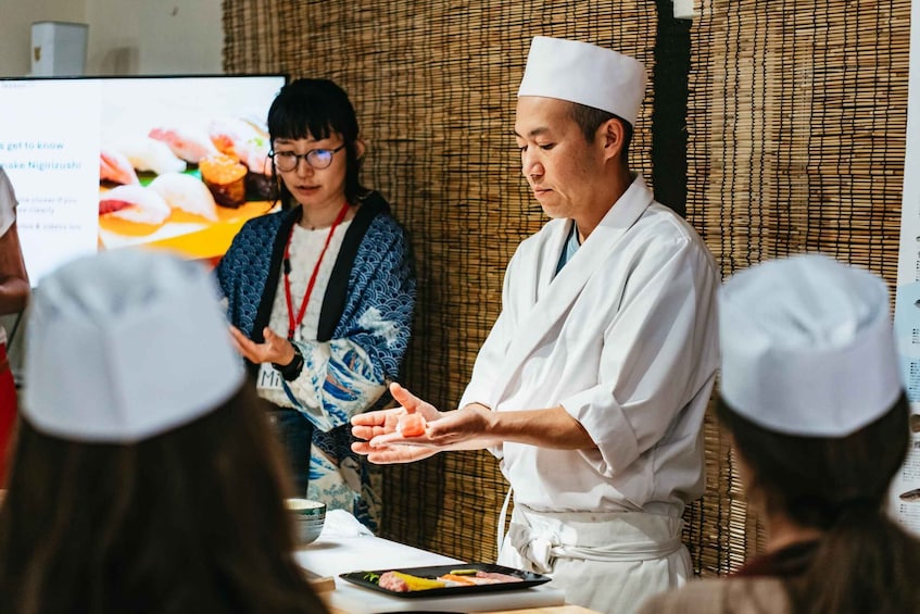 Picture 4 for Activity Tokyo: Tsukiji Fish Market Sushi Making Class with Pro Chef