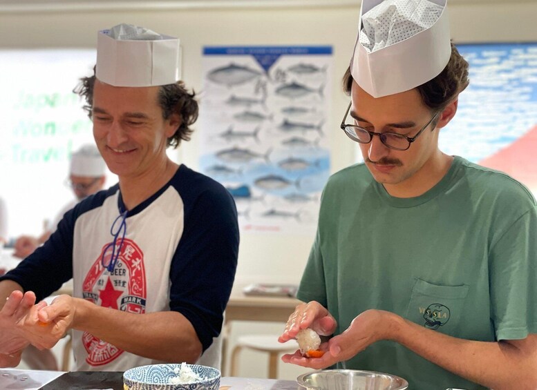 Picture 33 for Activity Tokyo: Tsukiji Fish Market Sushi Making Class with Pro Chef