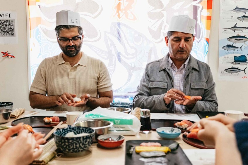 Picture 6 for Activity Tokyo: Tsukiji Fish Market Sushi Making Class with Pro Chef