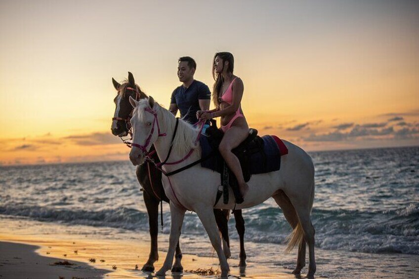 Breathtaking Sunset Horseback Tour in Providenciales