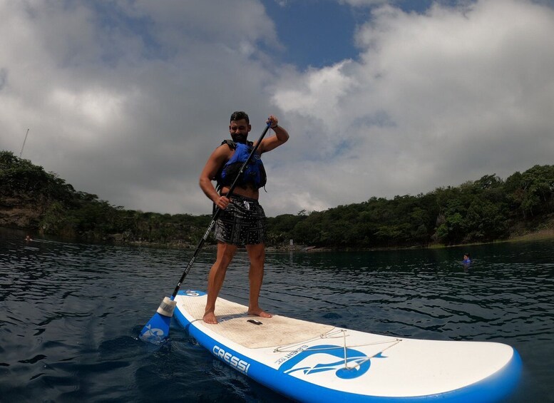 Picture 6 for Activity Chiapas: Cenote Chucumaltik SUP Paddleboard and Snorkeling