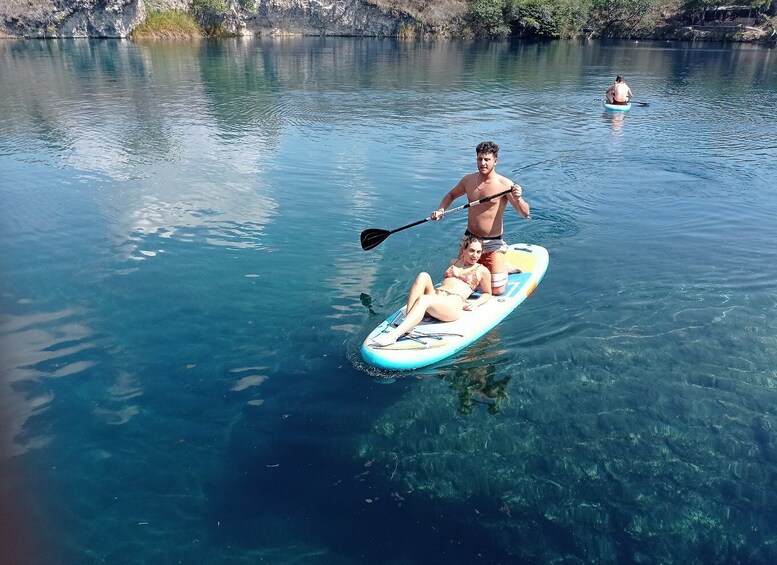 Picture 4 for Activity Chiapas: Cenote Chucumaltik SUP Paddleboard and Snorkeling