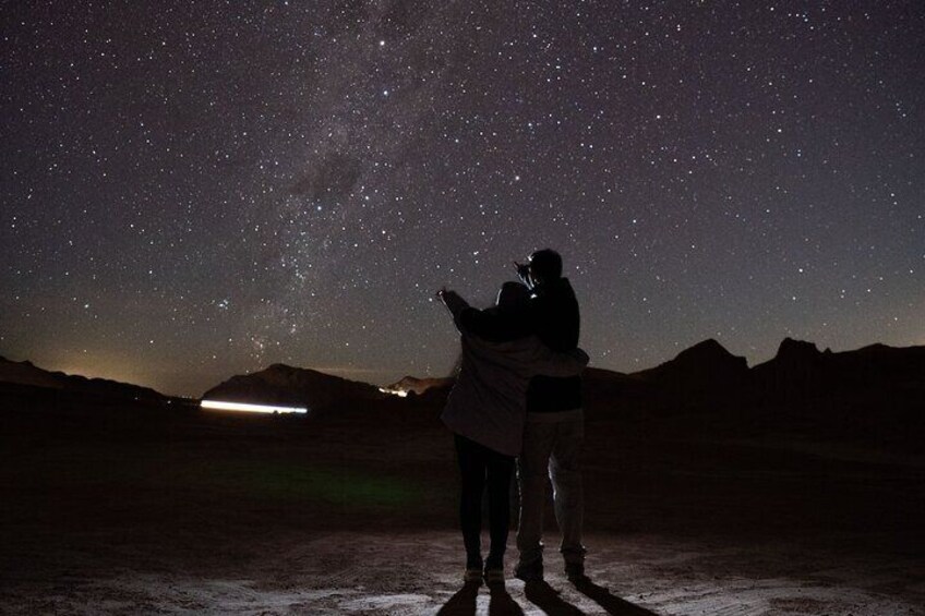 Milky Way against the light