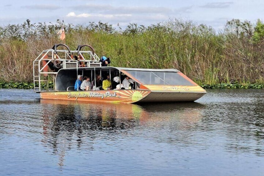 Everglades Tour & 60 Minute Airboat Ride from Miami Beach