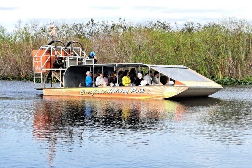 Everglade Wildlife and Airboat Tour from Miami Beach