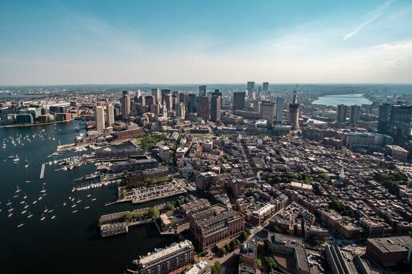 Private Luxury Helicopter Flight Over Boston with Hotel Pick-Up