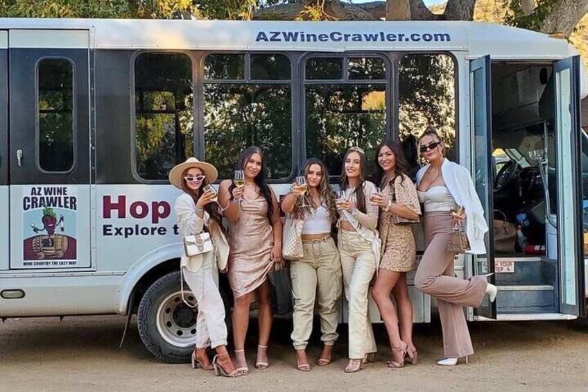 Private Wine Crawler Tour 4- 12 PPL 1st Tasting & Lunch included!