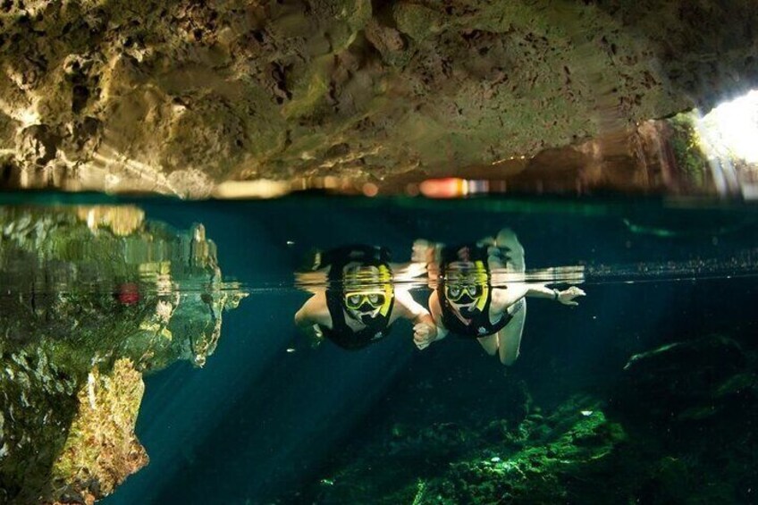 ATV Jungle Adventure of Cenote Swim and Nohoch Cave Exploration