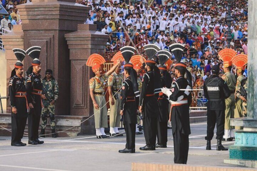 Amritsar Wagah Border Flag Lowering Ceremony Tour