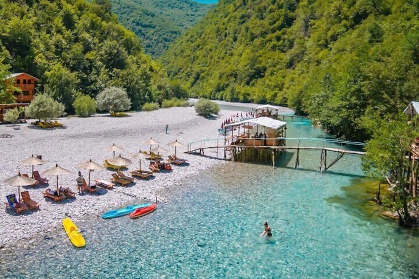 Tour from Tirana and Durres to Shala River the Thailand of Europe