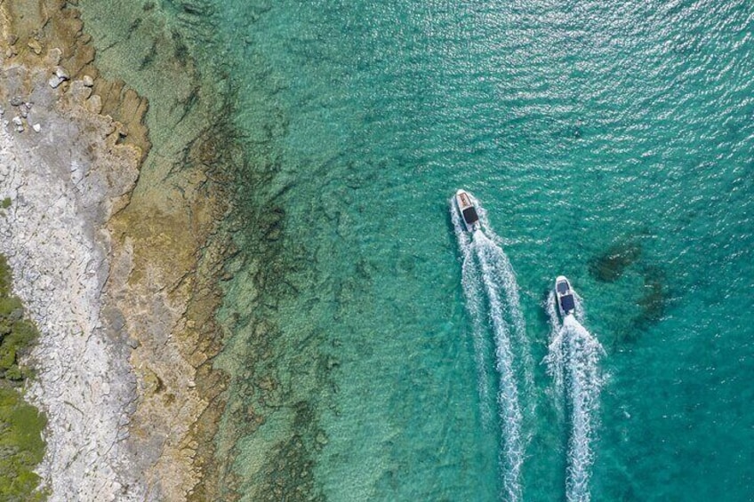 Luxury Pirate cave, Red Island and Swimming Speedboat Tour