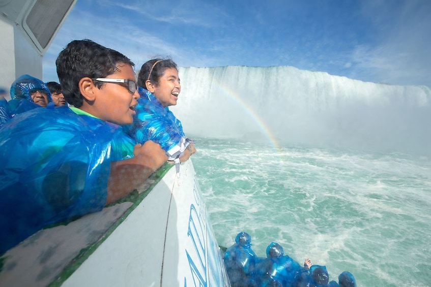 View of the Maid of the Mist Boat Ride tour of Niagara Falls 