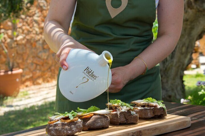  Olive Oil Tasting by Roots & Routes in the Olive Grove Pathos 