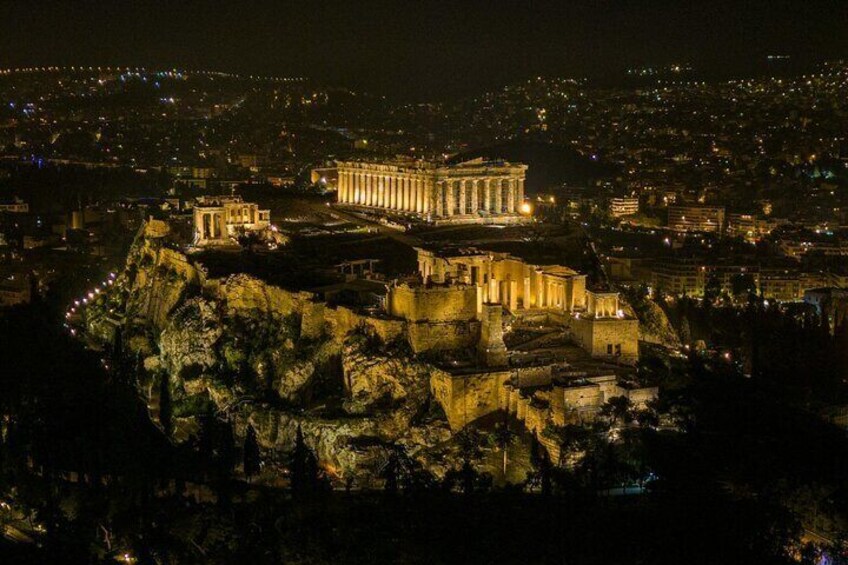 Acropolis at night 