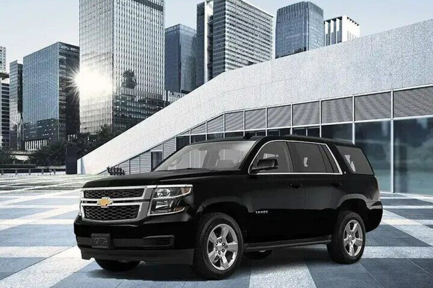 "Experience luxury with our 7 Passenger Chevrolet Suburban SUV, combining style and comfort. Explore our full fleet of vehicle at www.executiveride.com. 