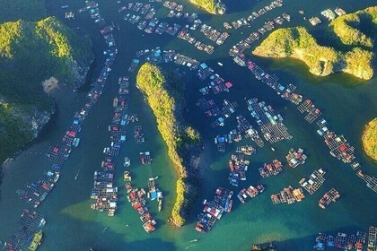 From Cat Ba: Lan Ha Bay 1 Day Boat Trip-Kayaking avoid the crowds