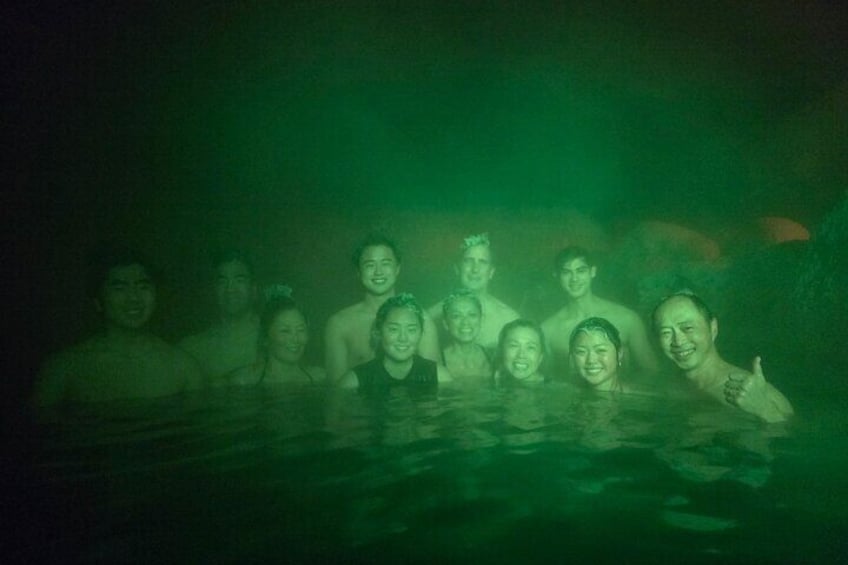 Spectacular Hot Spring Experience with Northern Lights 