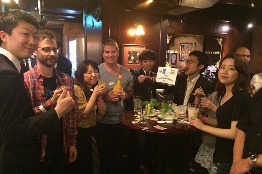 Shinsaibashi Meet Locals & Chat with Drink All You Can