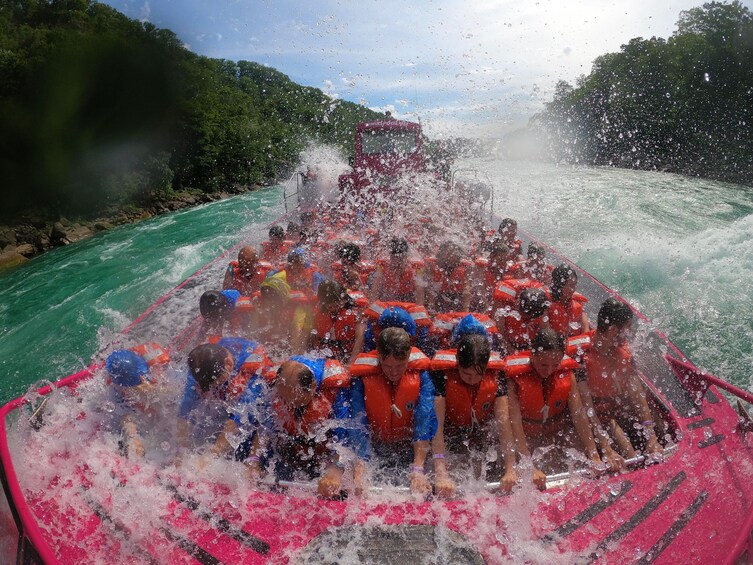 Open Jet Boat Ride on the Niagara River - US Trip