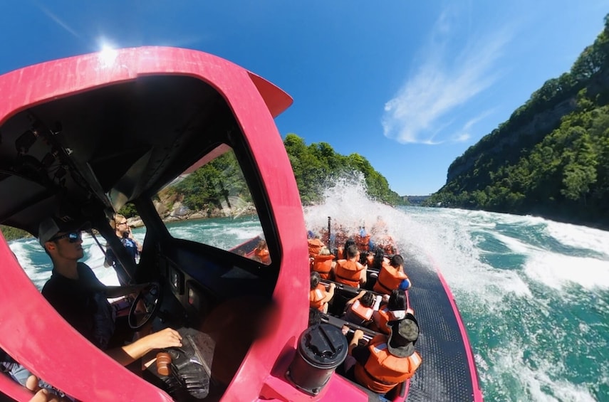 Open Jet Boat Ride on the Niagara River - US Trip