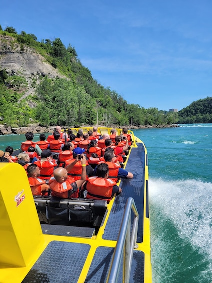 Open Jet Boat Ride on the Niagara River - US Trip