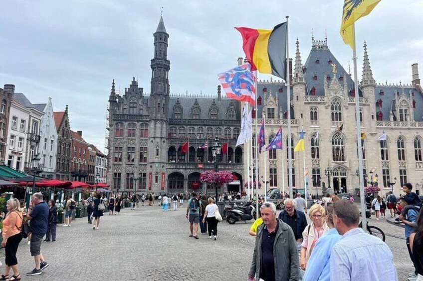 Ghent and Bruges of Belgium Full Day Private Tour from Paris