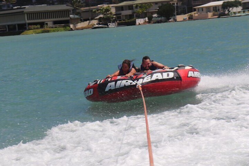 15 Minutes Private Bumper Tube Ride on Koko Marina in Hawaii Kai