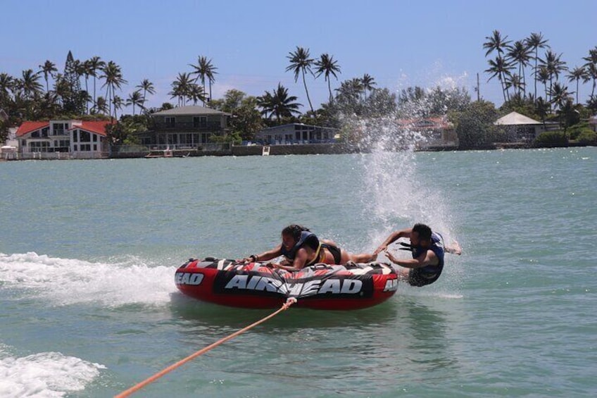 15 Minutes Private Bumper Tube Ride on Koko Marina in Hawaii Kai