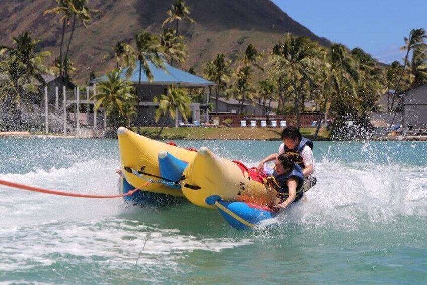 20 Minute Banana Boat Ride on Koko Marina in Hawaii Kai