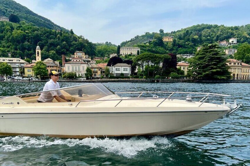 Private Boat Tour with Skipper on Lake Como