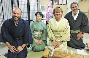 Enjoy Playing the Japanese Harp (Koto) in a Kimono