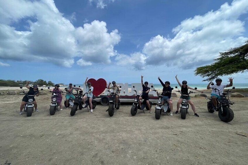 3 hour Electric scooter Island Tour in Aruba