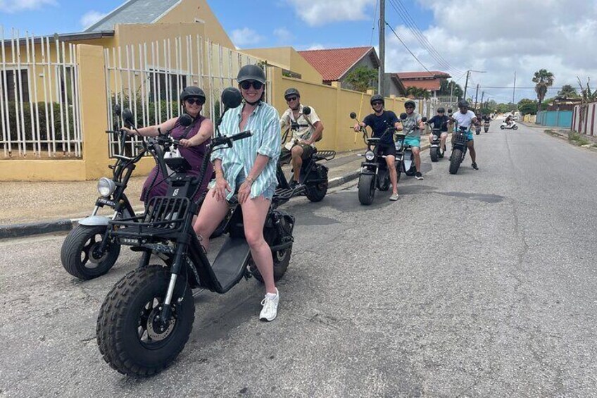 3 hour Electric scooter Island Tour in Aruba