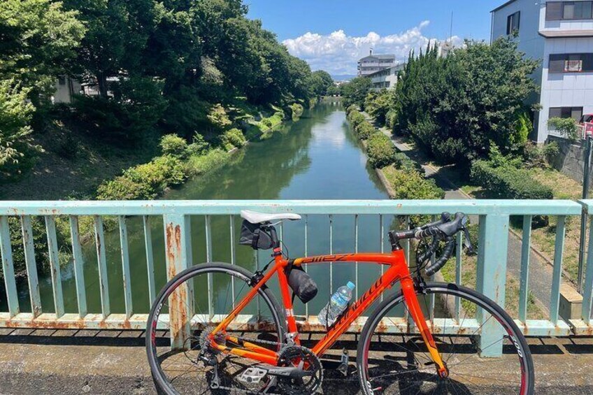 Cycling the old waterways of Kyoto