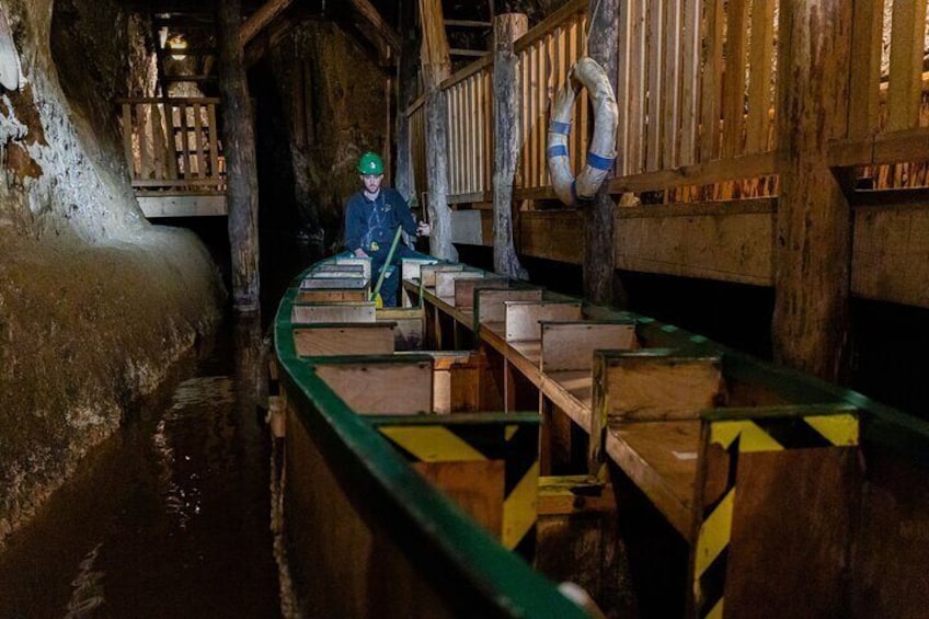 UNESCO Underground Boat Expedition and Salt Mine Tour from Krakow