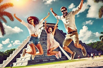 Chichen Itza tour + Cenotes Xkeken & Samula + Zipline and more!