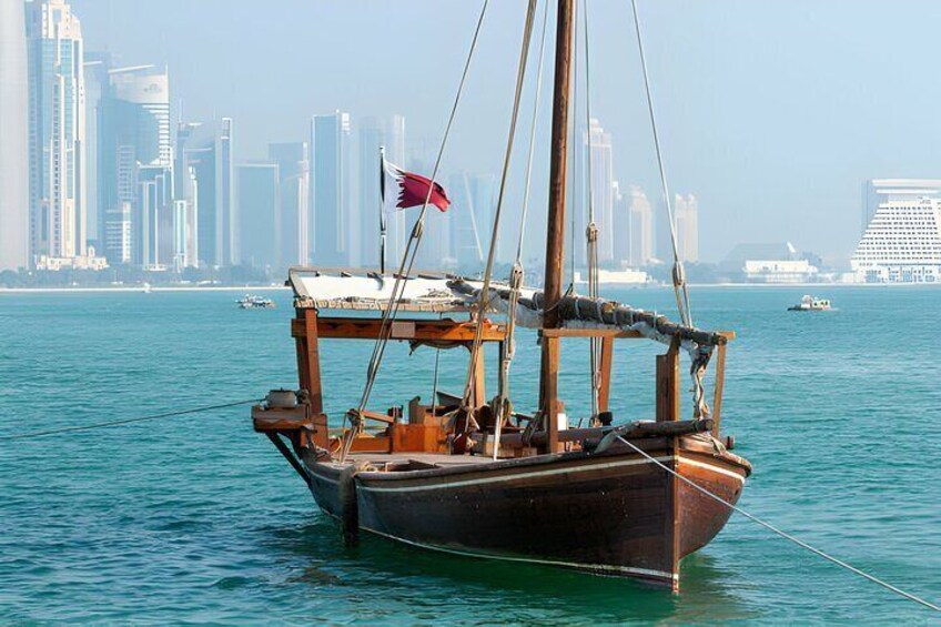 2 Hours Private Dhow Boat Cruise of Doha