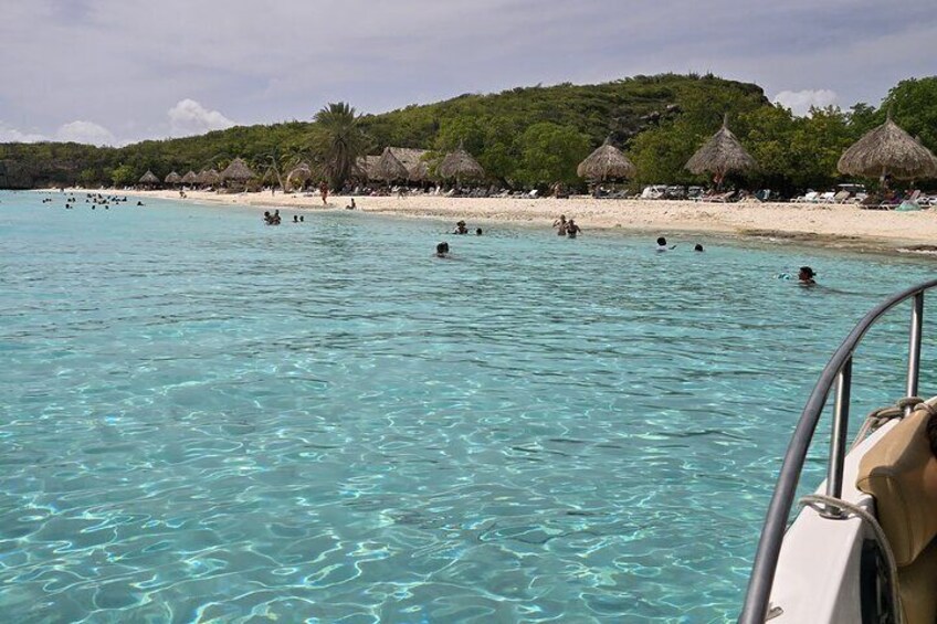 Private All west Beach Boat tour Snorkel with turtles