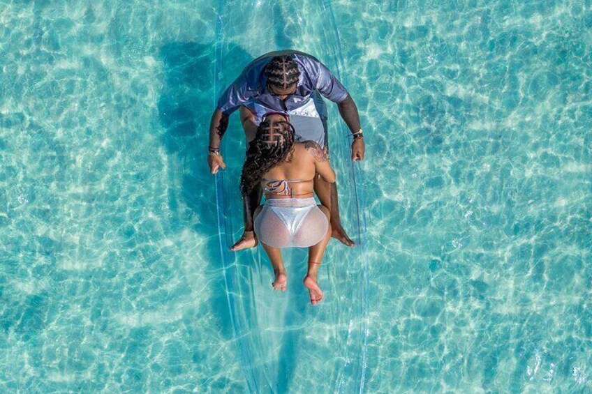 Couples Clear Kayak Photoshoot in Montego Bay