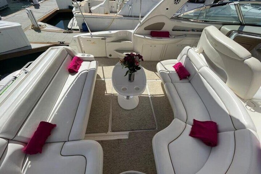 55 ft. Private Yacht 3 Hours with Food and Drinks (1-12 guests)