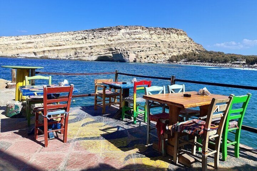 Matala Beach+Caves, Palace of Phaistos & Zaros Lake | Private