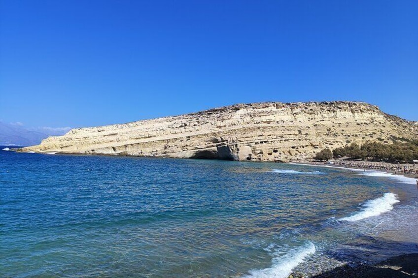 Matala Beach+Caves, Palace of Phaistos & Zaros Lake | Private