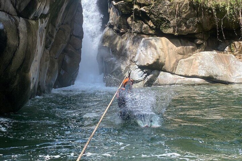 Private Coffee Tour and Canyoning from Guatape