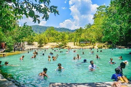 Emerald Pool, Hot Springs and Tiger Cave Temple Private Day Trip