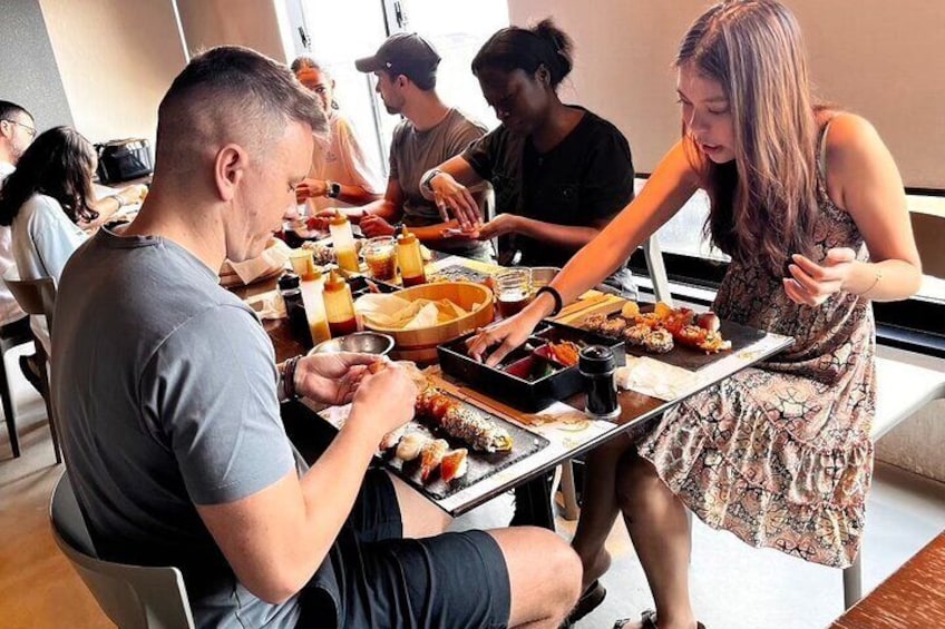 Sushi Making Tokyo! Omakase Cooking Class in Japan!