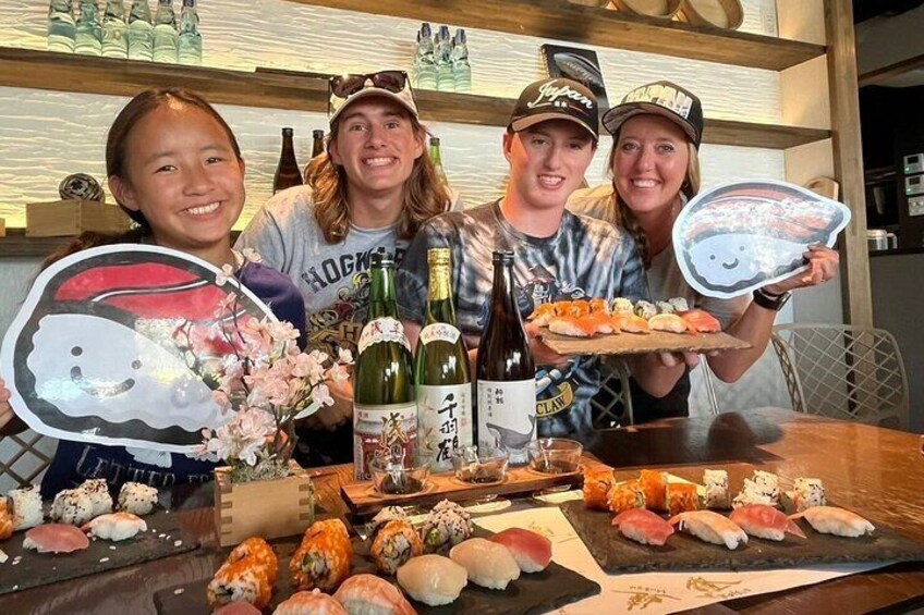 Most Popular! Sushi Making Cooking Class in Asakusa, Tokyo!