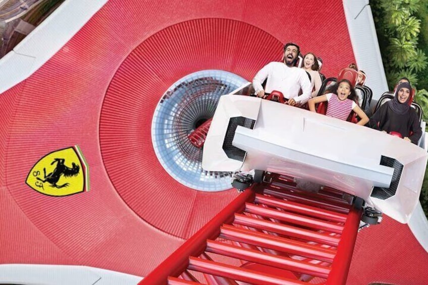 Warner Bros: Ferrari World Entry Ticket with Transfer