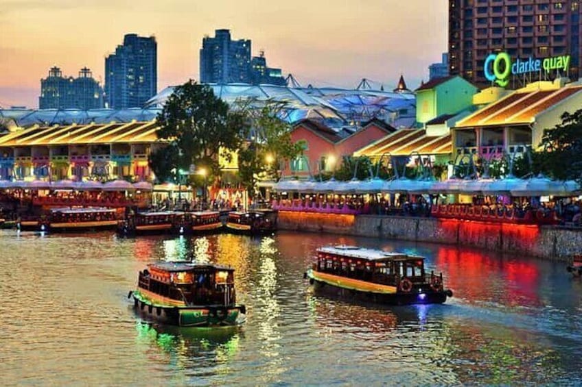 Singapore River Cruise Tour with E-Tickets